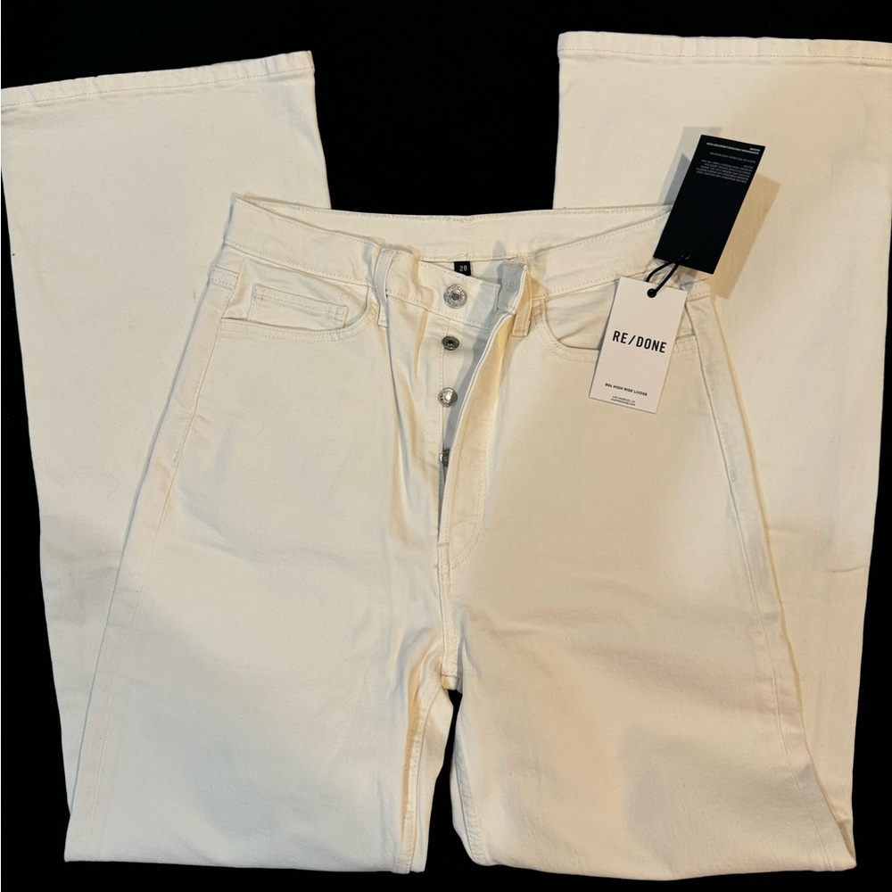 Re/Done Off-White Jeans